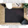Tapis noir Karlee
