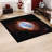 Transitional Non-Woven Soft Printed Rug with Invigorating Green and Blue Botanical Theme Ideal for Enlivening Any Space-114329932