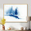 «Blue Winter Forest», art mural, forêt arctique bleue-1573498735-1573498740