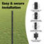 vidaXL Fence with Post Segment Outdoor Barrier Garden Terrace Divider Boundary-114618830-114618827