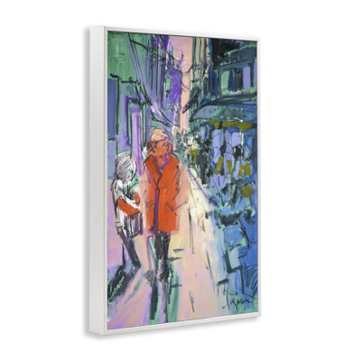 «Strolling City Street», estampe numérique par June Erica Vess