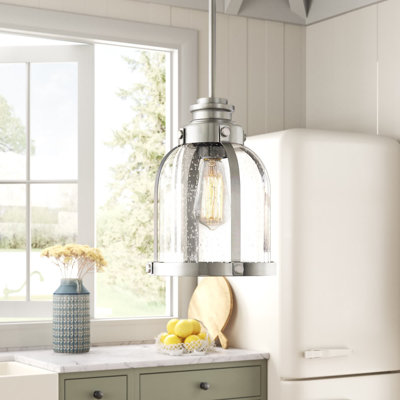 Luminaire suspendu en forme de dôme à 1 lumière Barbour
