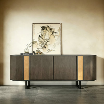Buffet américain de style minimaliste rétro