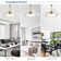42" Retractable Ceiling fan with Light, 6-Speed Latest DC Motor Remote Control Ceiling Fan