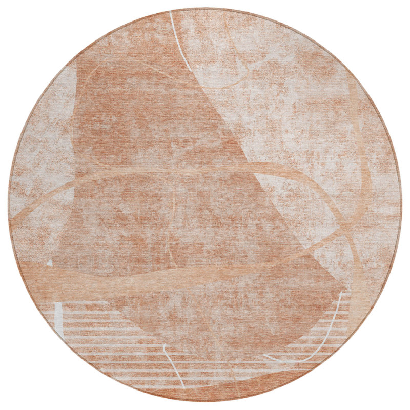 Tapis rond rond 8 po