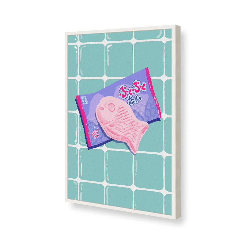 «Kitchen Snacks III» par BigBadMullet, reproduction d'art sur toile, H 40 po x l 30 po, Blanc