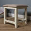 Solid + Manufactured Wood Accent Stool