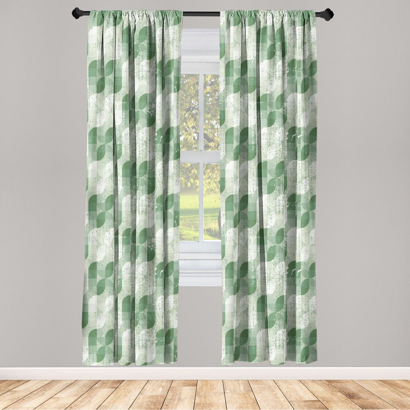 Semi Sheer Curtain Pair, 28" W x 95" L