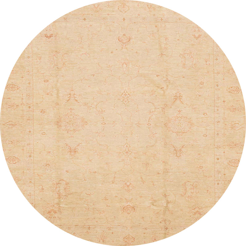 Abstract Indoor Rug, Round 6'