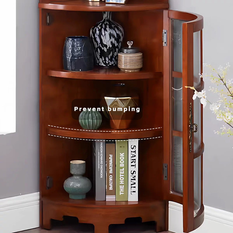 Armoire de coin Retro, 77.17, Noyer