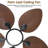 44/52" Palm Tropical 5 Blade Ceiling Fan-1344132728-1344132725