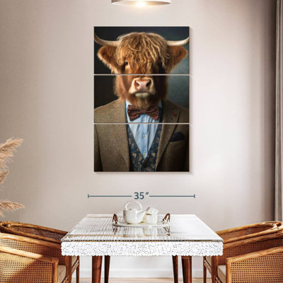 Brampt A Highland Cow Portrait