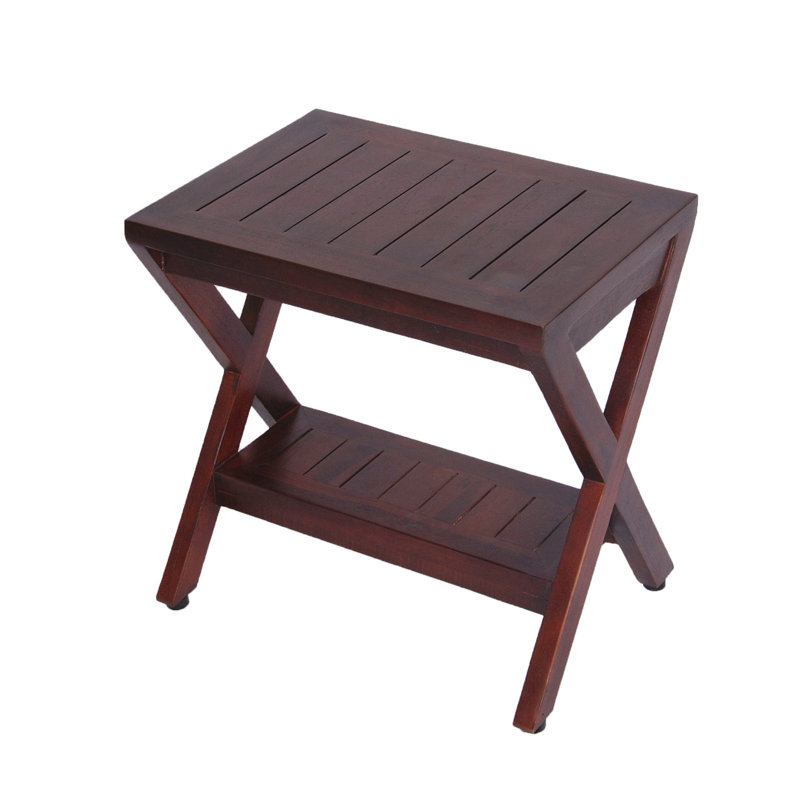 18'' W Teak Shower Bench