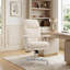 Chaise de bureau ergonomique en suède, dossier réglable, pour bureau à domicile-142158059