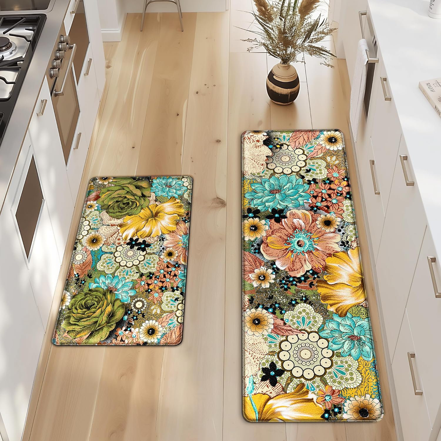 Lark Manor™ Kitchen Mats For Floor Cushioned Anti Fatigue Sets Of 2 ...