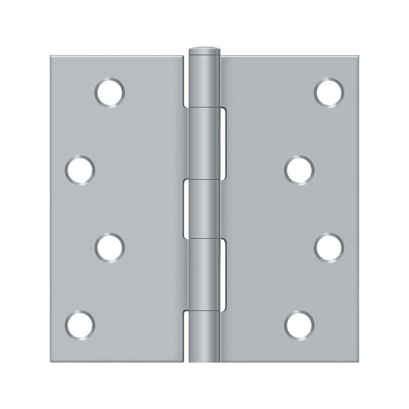 Steel Hinge, Brushed Chrome
