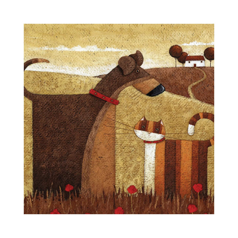 Poppy Field by Peter Adderley - Wrapped Canvas Gallery-Wrapped Canvas Giclée, 30.48 cm H x 30.48 cm W