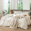 Ensemble de housse de couette à rayures 100% coton lavé MooMee-115097789-105229475