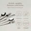 over&back Hand-Forged 18/8 Flatware Set - Service for 4-99316935