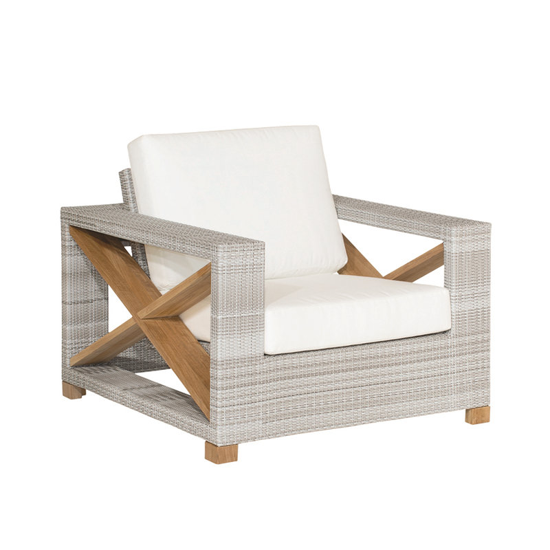 Jupiter Outdoor Lounge Chair, Royal Navy, Jupiter Cool Gray