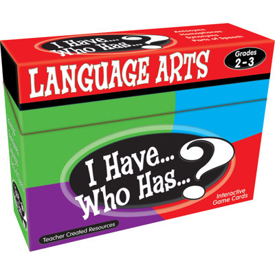 I Have, Who Has Language Arts Game