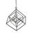 Goulart 3 - Light Steel Dimmable Geometric Chandelier-2054944417
