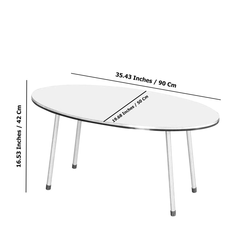 Mario Living Room Table Set, White