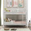 Lit simple superposé simple avec échelle, blanc-1999630655-1999630628