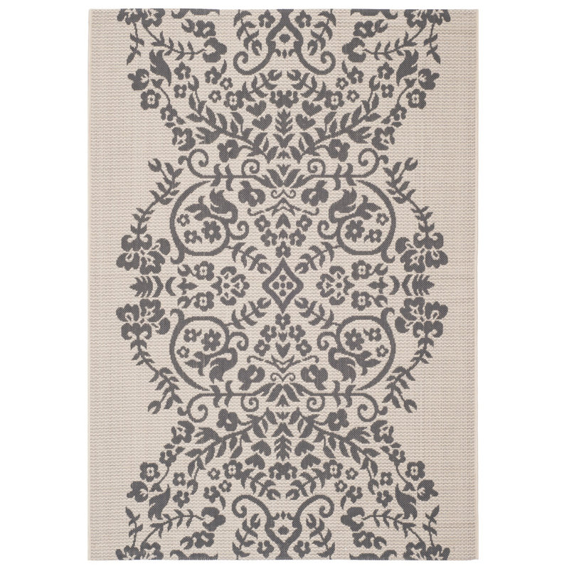 Sorensen Performance Floral Rug, Rectangle 5'3" x 7'7"