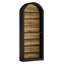 Étagère de rangement ouverte 79,53 "de haut à 8 niveaux avec arche noire pour le salon, le bureau et la chambre à coucher-998530233