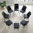 Faux Leather Upholstered Solid Back Side Chair-160234907