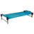Disc-O-Bed Youth Single Cot Kid-O-Bed, Portable Bunk with Travel Carry Bag, Teal