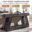 60" Farmhouse Console table with drawers and A-Shaped Base Sofa Table For Hallway, Entryway, Living Room-329420250