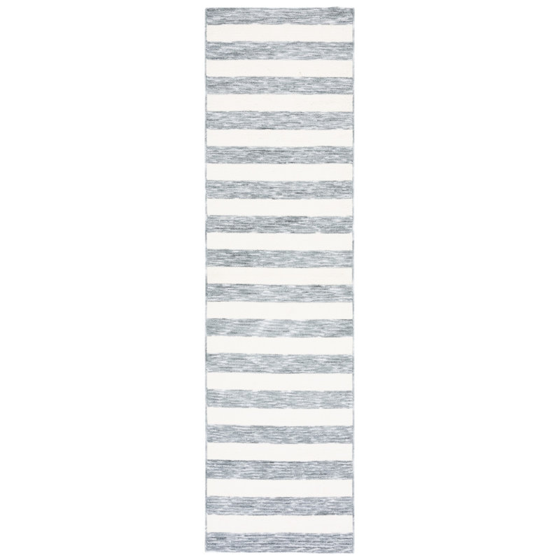 Kylian Performance Machine Washable Striped Rug, Runner 2'3" x 8'