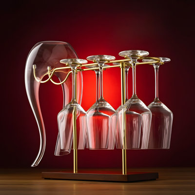 Ensemble de porte-bouteilles Light Luxury