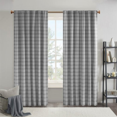 Diah Cotton Semi Sheer Single Curtain Panel