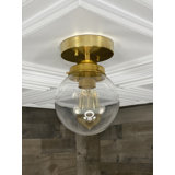 Nieve Glass Semi Flush Mount