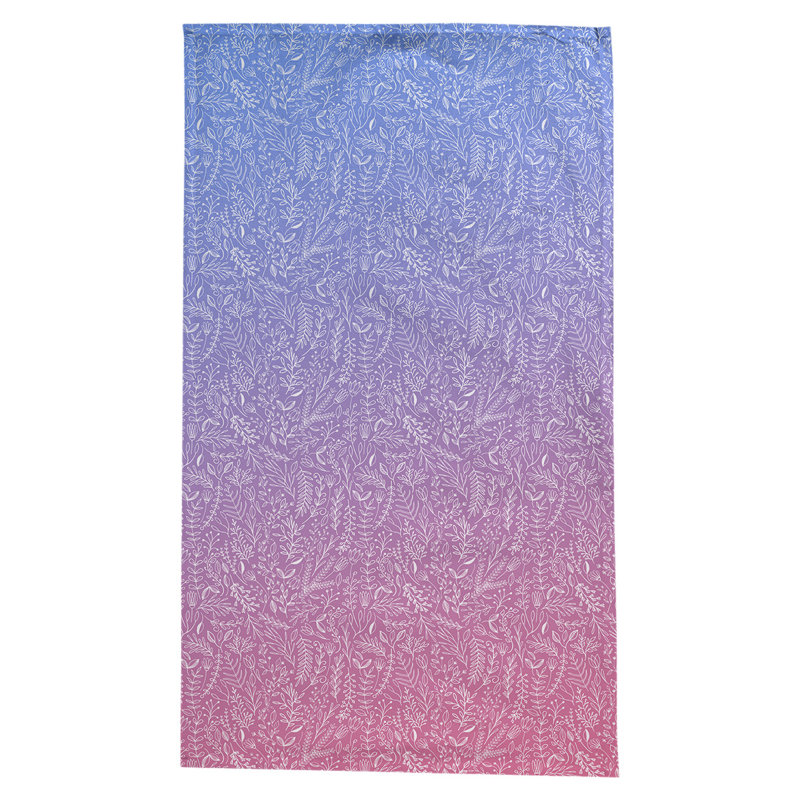 Leffel Ditsy Floral Pattern Tablecloth, Blue/Pink