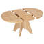 Table de salle à manger extensible vintage pour 4-6, table de cuisine rustique de 42 à 58 pouces avec finition patinée et pieds croisés robustes-257431209