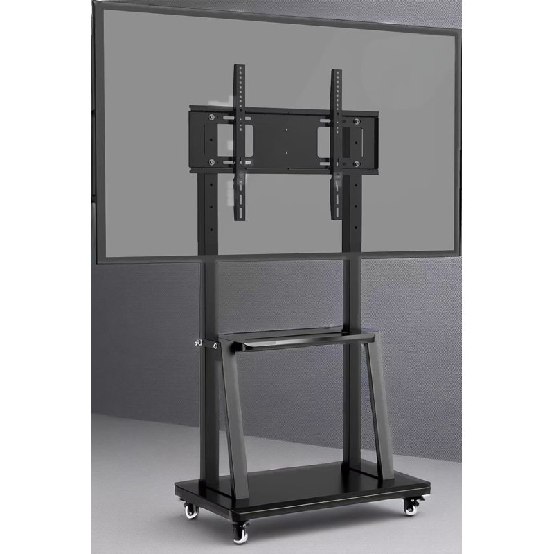 Le chariot à roulettes JYXCN convient à un téléviseur à écran plat ACL de 42 à 86 po à DEL à plasma OLED jusqu'à 385 lb pour le salon et le bureau