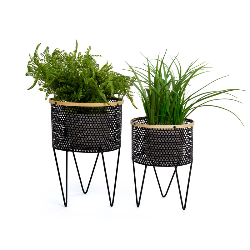 Ensemble de 2 pots en fer Mableton