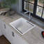 Nantucket Sinks 22 Inch  Dualmount Granite Composite Prep-Station with Side Set Drain-817836814