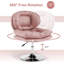 Fauteuil d'appoint pivotant à hauteur réglable, rembourré-1782609616