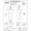 Lavabo autoportant pour bidet Wudu