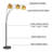 Irmine 83.5'' Arched Floor Lamp-1466979236-1466979237