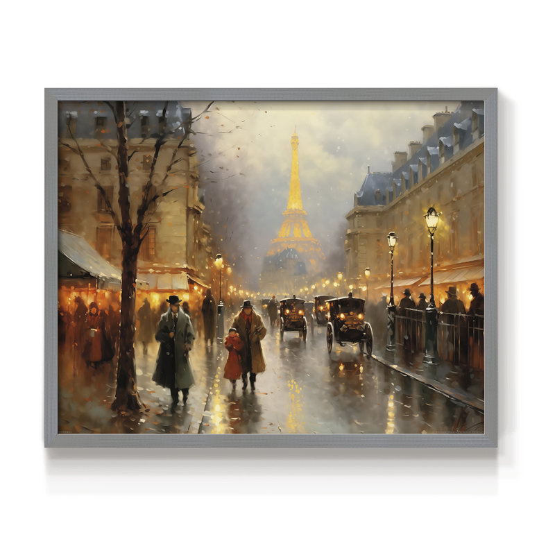 «Chirstmas Art» - CD XXVI - Reproduction encadrée - Restickable, H 11 po x l 14 po, Gris