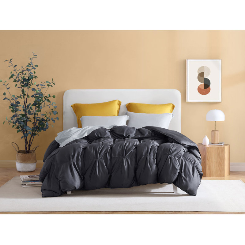 Premium Bamboo Comforter, Coal, Full Comforter