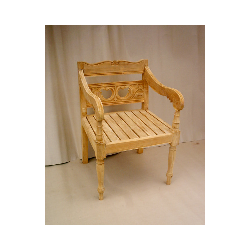 Chaise de patio teck Proulx