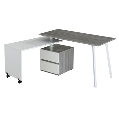 Bureau rotatif multi-positionnel moderne