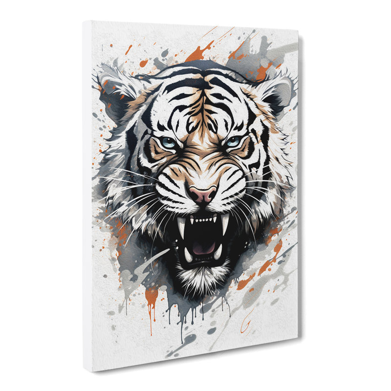 Tiger Line - No Frame Print, 60cm H x 40cm W x 3cm D